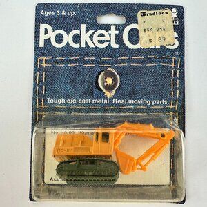 Vintage 1974 Tomy Pocket Cars Komatsu Steam Shovel